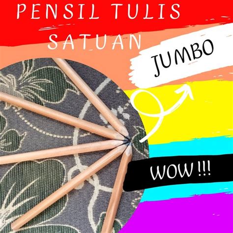 Jual Jual Pensil Warna Jumbo Bagus Satuan Hitam Pencil Pensil