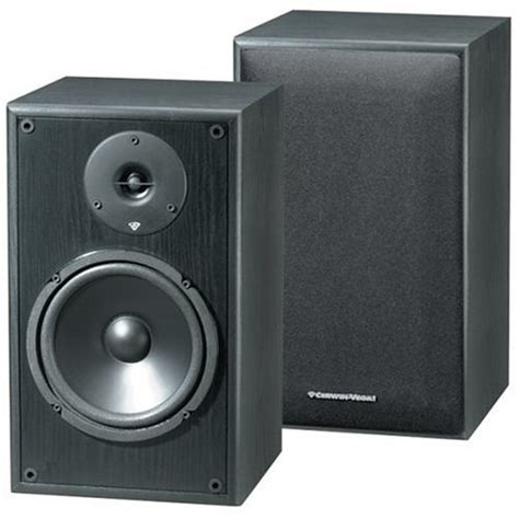 Cerwin Vega E 78 8 Inch 2 Way Bookshelf Speakers Black Ash