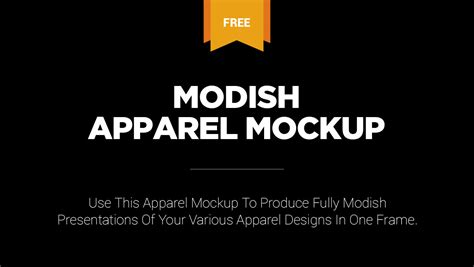 Free Modish Apparel Mockup Behance