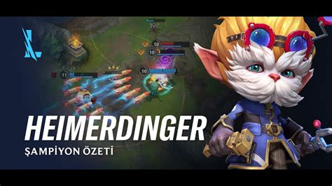 Heimerdinger Şampiyon Özeti Oynanış League of Legends Wild Rift