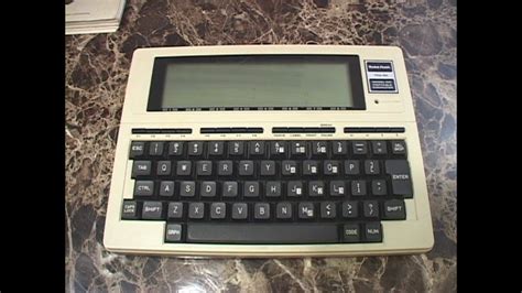 Radio Shack Trs Model Portable Computer Youtube