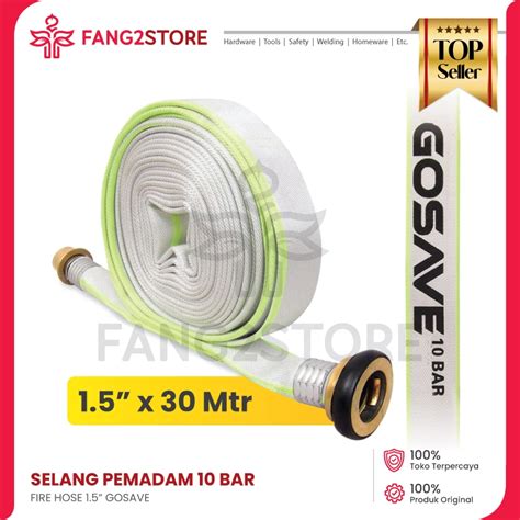 Jual Selang Pemadam Kebakaran 1 5 Inch X 30 Mtr Fire Hose 10 Bar