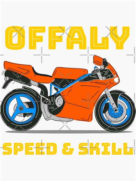 Offaly Speed And Skill Sticker For Sale By Paulireland2022 Redbubble