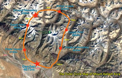 Mt. Kailash Map