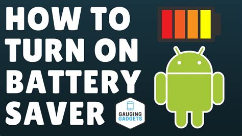 How To Turn Battery Saver Off