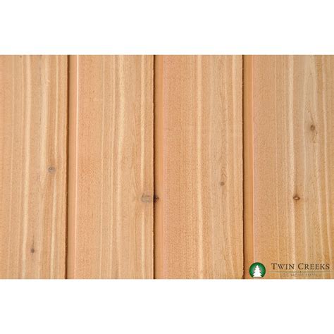 1x10 Western Red Cedar Channel Rustic Siding Twin Creeks Log Home Supply