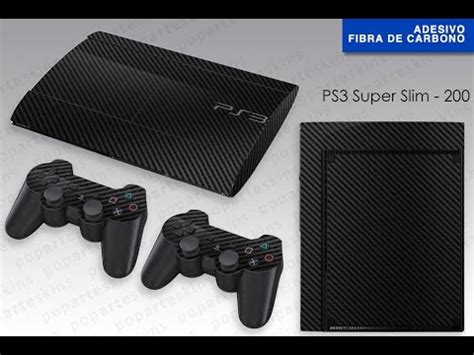 Ps3 Super Slim Skin Fibra de Carbono depoimento 408 Rafael José