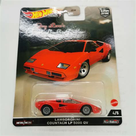 Jual Hot Wheels Jay Leno S Garage Lamborghini Countach Lp Qv Merah Kota Denpasar Aza