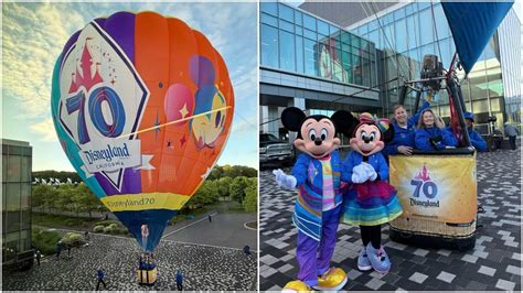 Disneyland Welcomes Th Anniversary Hot Air Balloon After US Tour Fantasy Land News