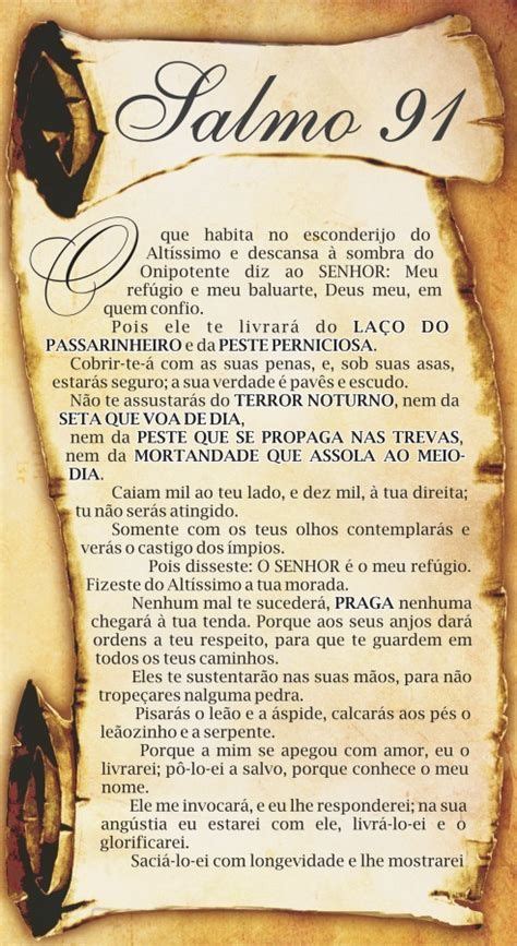 El Salmo 91 Imagui DA1 Salmo 91 Salmo 91 Letra Salmo 91 Biblia