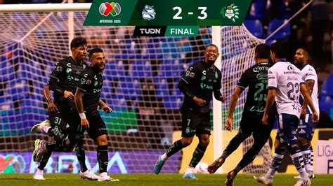 Puebla Vs Santos Laguna Resumen Goles Resultado Partido Jornada 2