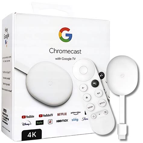 Odtwarzacz multimedialny Google Chromecast 4 0 4K biały wersja EU