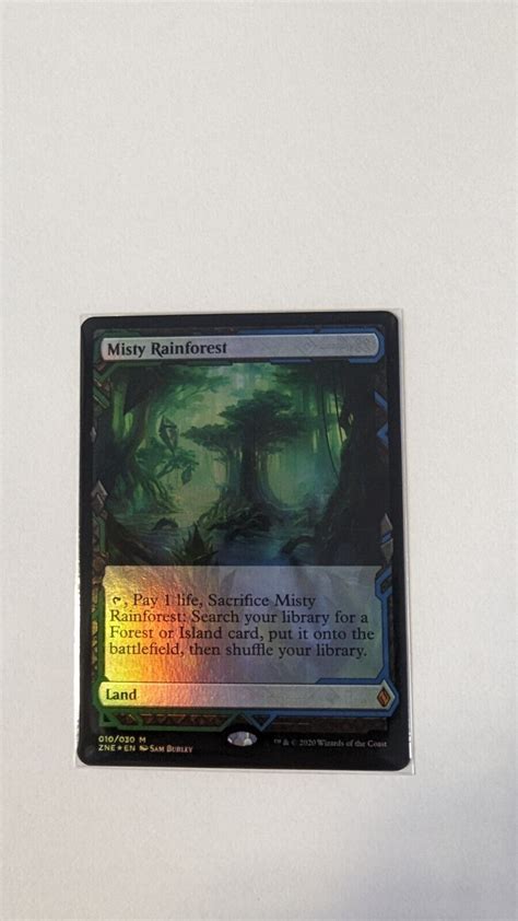 Misty Rainforest Expedition Foil Nm Mtg Zendikar Rising