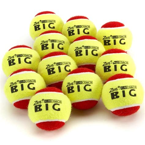 Zsig SLOcoach Big Red Mini Tennis Ball 12 Pack