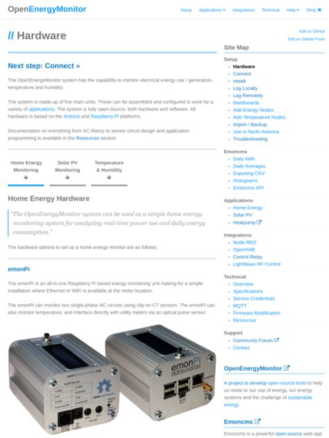 Openenergymonitor User Guide Documentation Openenergymonitor Community