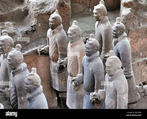 The Terracotta Army Is A Set Of Statues Placed In The Mausoleum Of The