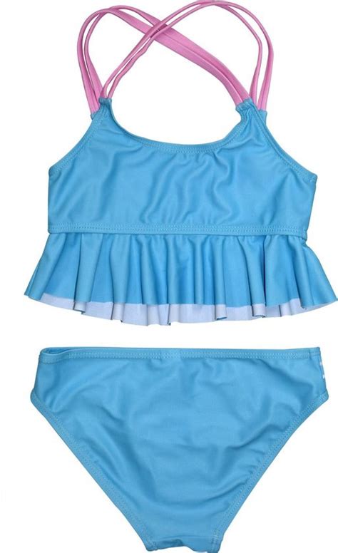 Nickelodeon Bikini Peppa Pig Meisjes Polyester Lichtblauw Maat Jaar Bol