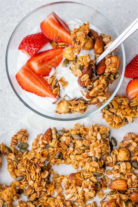 Healthy Homemade Granola Clusters Cooking With Ayeh