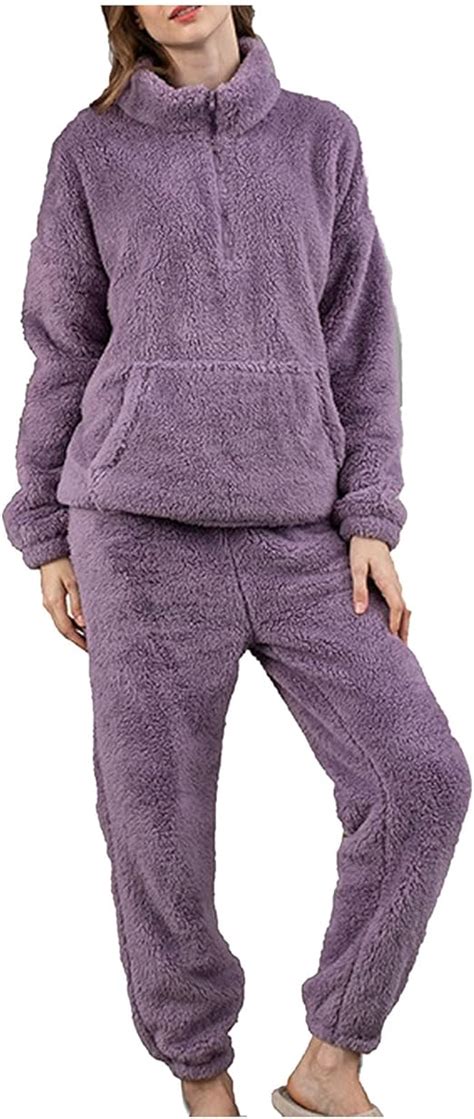 UK Stock Sale Women S Coral Fleece Pajamas Flannel Pajamas Pajamas Set