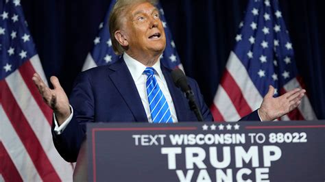 Trump Plans Sunday Return To Wisconsin A Fourth Event In Nine Days