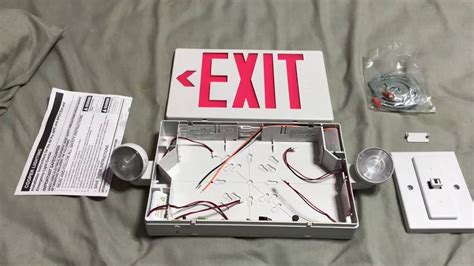 Emergency Exit Sign Wiring Diagram