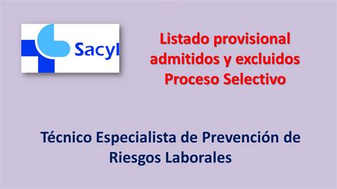 FeSP UGT Zamora Sacyl Relación provisional aspirantes admitidos y