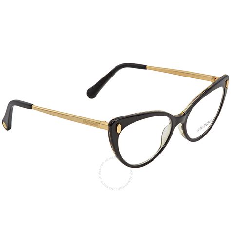 Roberto Cavalli Ladies Black Cat Eye Eyeglass Frames Rc510900552 889214092472 Eyeglasses