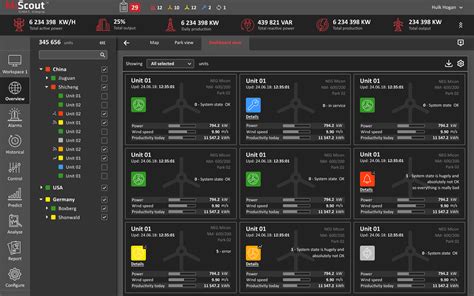 Scada Web App Uiux Dashboard Design App Interface Web App