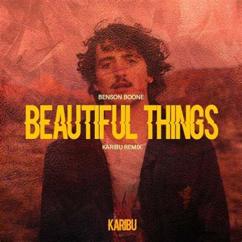 Benson Boone Beautiful Things Karibu Afro House Remix 5fm Ro