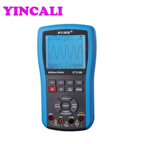 Newly Bluetooth Oscilloscope Et310b Handheld Digital Multimeter 20mhz