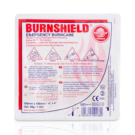 Compresse Hydrogel Burnshield Mm X Mm Dinamedic