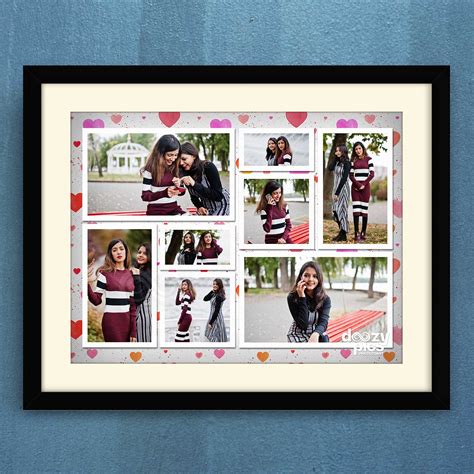 Friends Collage Frame | Personalized Eight Photos Collage Frame ...