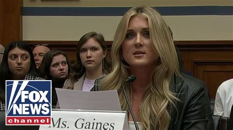 Riley Gaines This Is Sex Based Discrimination YouTube