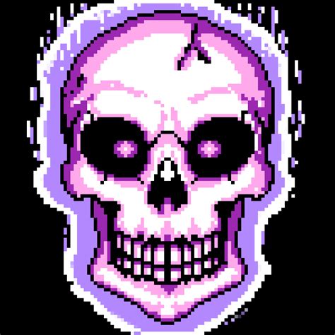 Pixilart Magical Skull By Markusproud