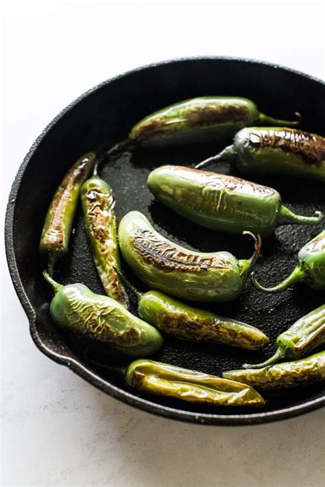 Chiles Toreados (Mexican Blistered Peppers) - Isabel Eats