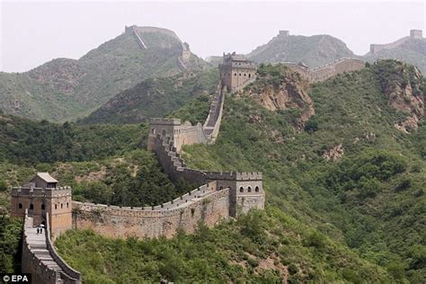 The Great Wall Is Being Destroyed From Within By Farmers Daily Mail