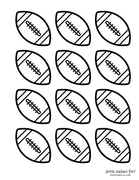 17 Free Football Coloring Pages And Party Printables At