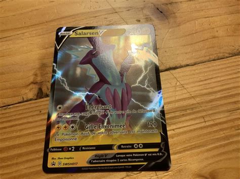 Carte Pokémon salarsen V Promo SWSH017 épée et bouclier Neuve