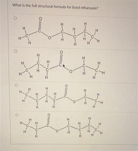 Solved Elsius C What Is The Full Structural Formula For