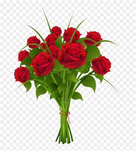 Flores Buque De Rosa Vermelha Png Rose Flower Bouquet Png