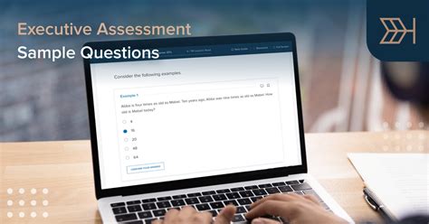 Executive Assessment Sample Questions Ttp Ea Blog