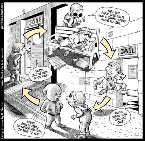 Cartoon The Criminalizing Homelessness Cycle Alas A Blog