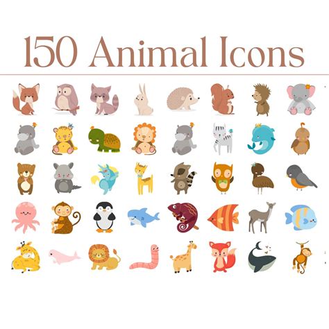 150 Folder Icons for Mac & Windows, Desktop Folder Icons, File Icons, Mac, PC, Animal Icons ...