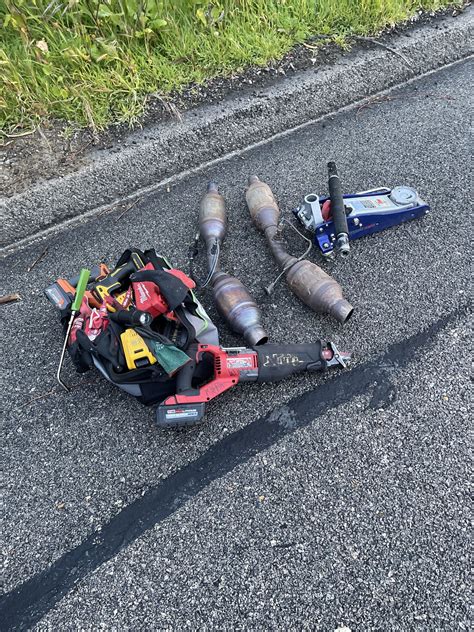 Two Arrested For Catalytic Converter Thefts Following Police Pursuit