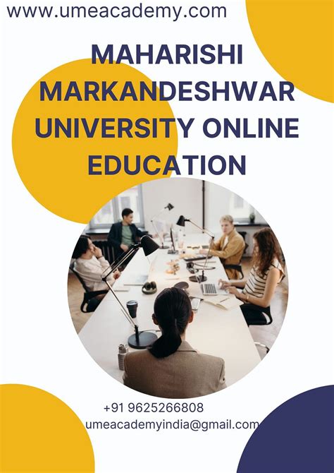 Maharishi Markandeshwar University Online Courses - umeacademy - Medium