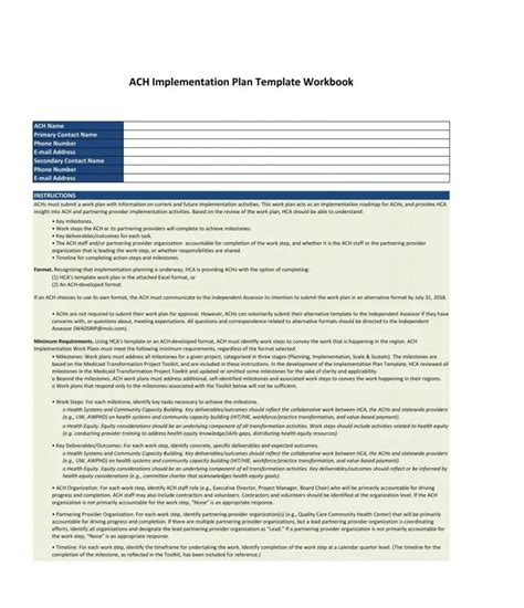 43 Plantillas De Planes De Implementación Paso A Paso Mundo Plantillas