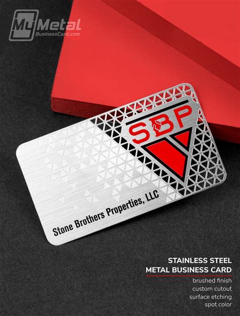 Stainless Steel Business Cards My Metal Business Card Metal