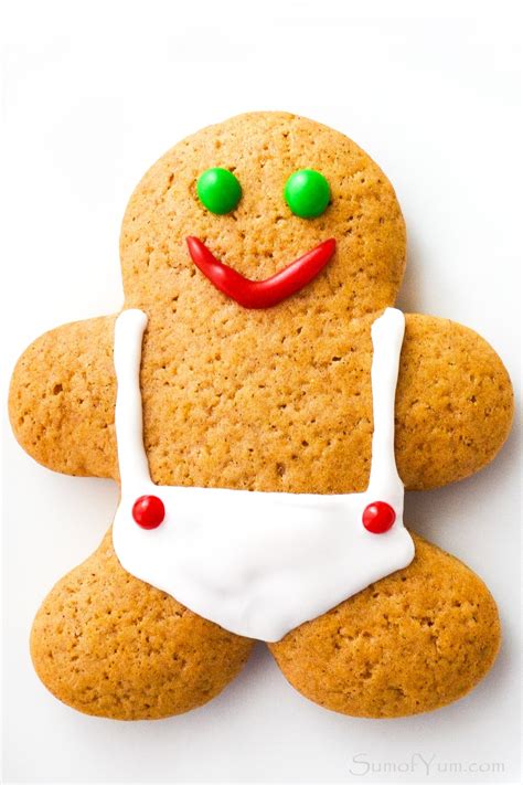 Gingerbread Cookies Recipe made with Honey - Sum of Yum