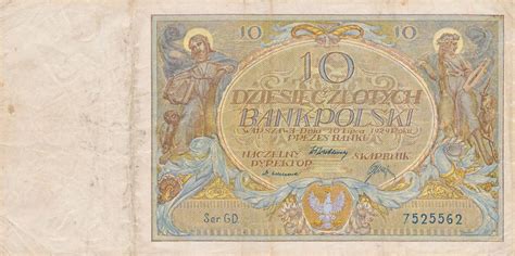 Polen Zloty Geldschein Banknote Vf Ma Shops