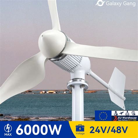 5Days EU Delivery Galaxy Gang 6000w Windmill Turbine GeneratorKit 6kw